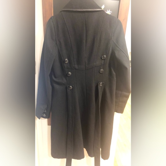 I. SPIEWAK & SONS Wool adjustable belted peacoat. In black. Size M. EUC! - Picture 13 of 16